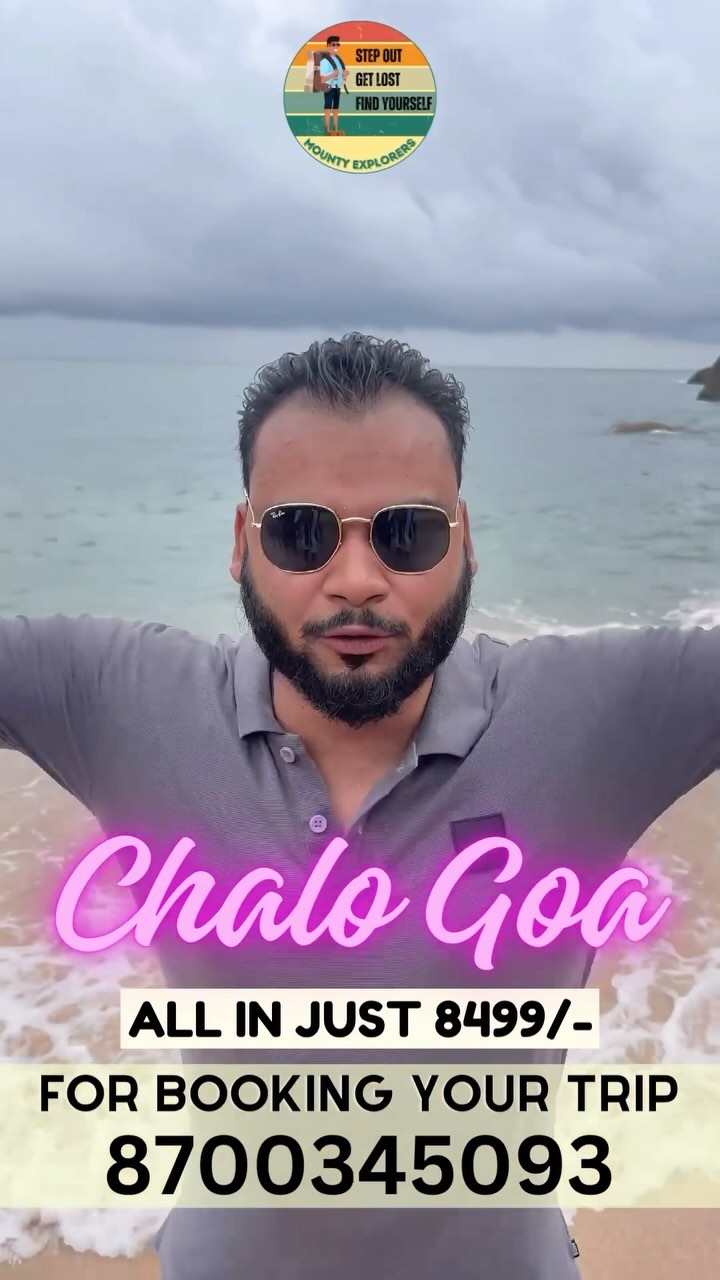 Chalo Goa Group Trip — Mounty Explorers ₹8499